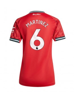 Manchester United Lisandro Martinez #6 Replika Hemmakläder Dam 2025-26 Kortärmad